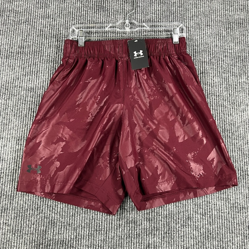 Under Armour Shorts Mens Medium Purple Active Workout Gym Run Lift Loose Fit New